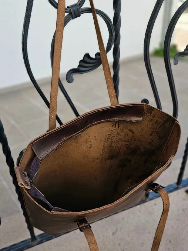 Deri CNT711 Canta Sablonu (YARGICI)