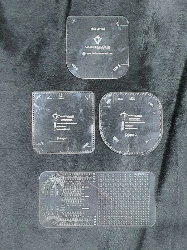 Deri Köşe Cetvel Setler