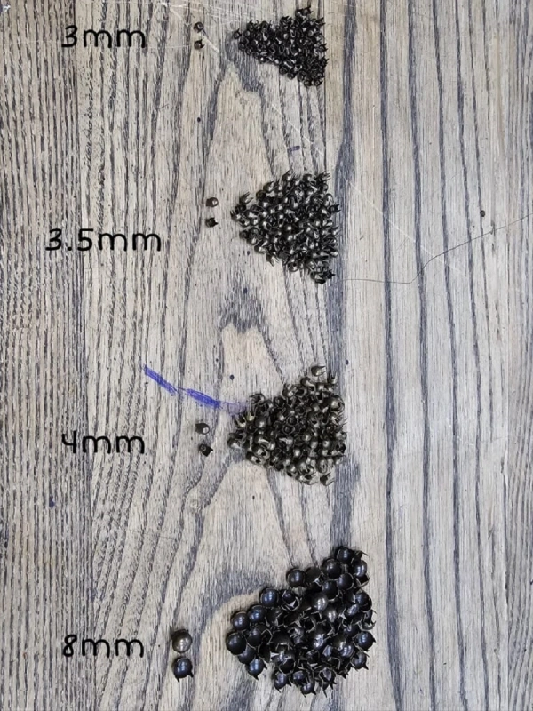 Dört Ayaklı Saç Trok Süs (3mm-3.5mm-4mm-8mm) Antik