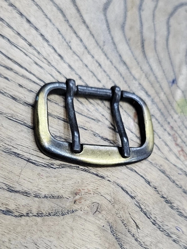 Eskitme Antik 35 mm İki Dilli Toka