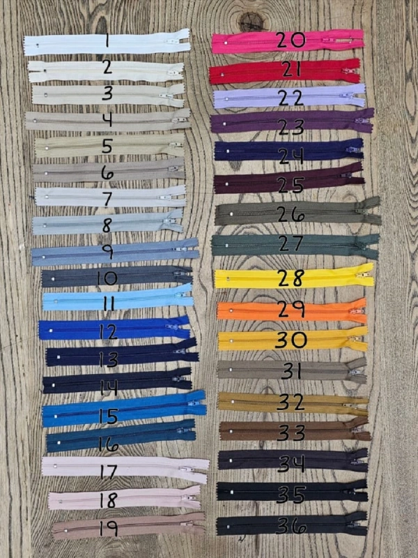 Fermuar (20cm) Plastik Cüzdan İçi