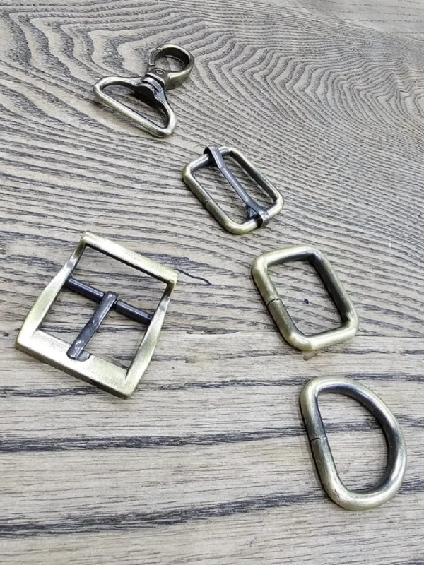 Fırçalı Antik 2.5 cm Metal Aksesuar