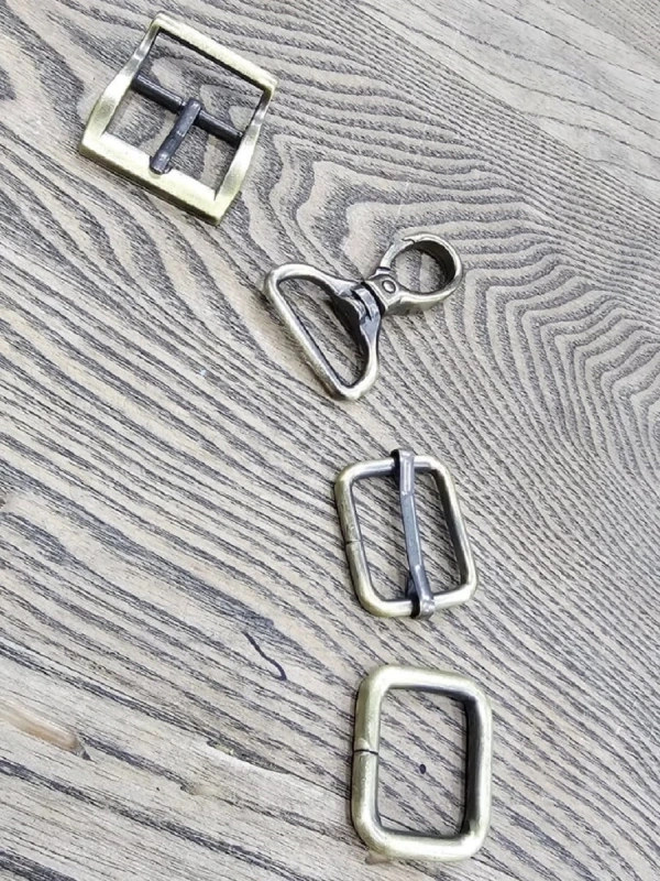 Fırçalı Antik 2.5 cm Metal Aksesuar