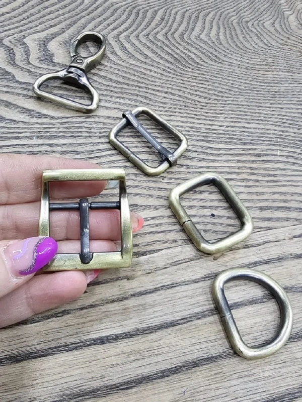 Fırçalı Antik 2.5 cm Metal Aksesuar