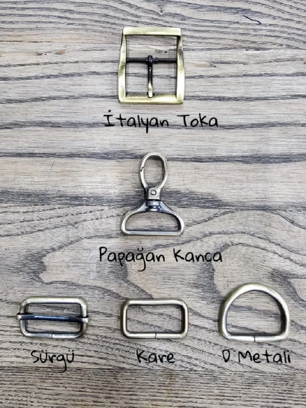 Fırçalı Antik 3 cm Metal Aksesuar