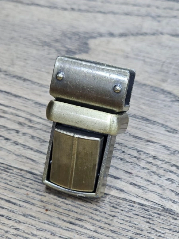 Fırçalı Antik Çanta Kilit İki Nokta Vidalı