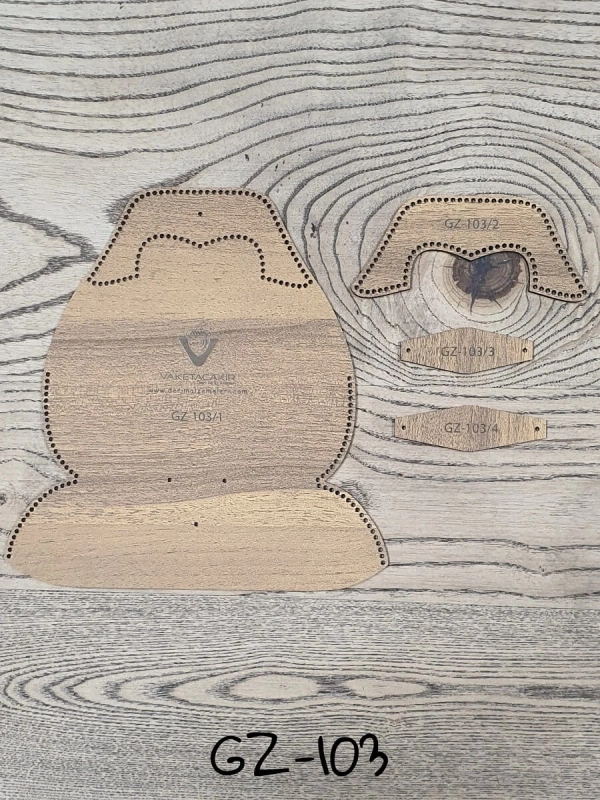 GZ-103 Ahşap Gözlük Şablonu
