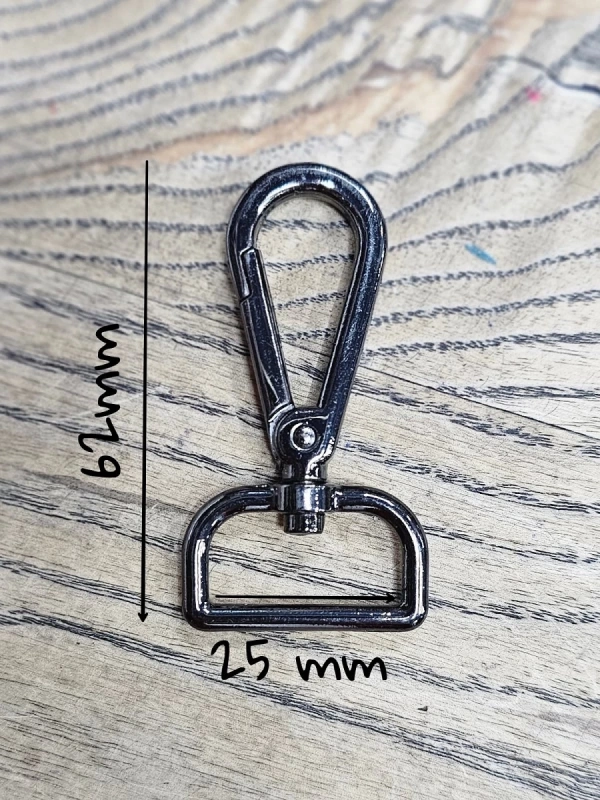 Kanca Black Nikel 25mm