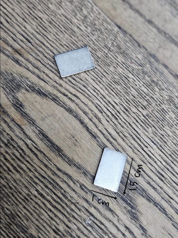 Kare Gizli Mıknatıs (15x10x1.5)