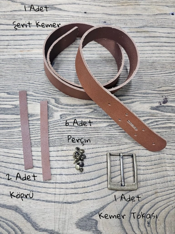 Kemer Set - Taba Dokulu - 4cm