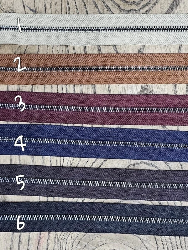 Fermuar Metal Diş Çift Taraflı Tip 5 Antrasit