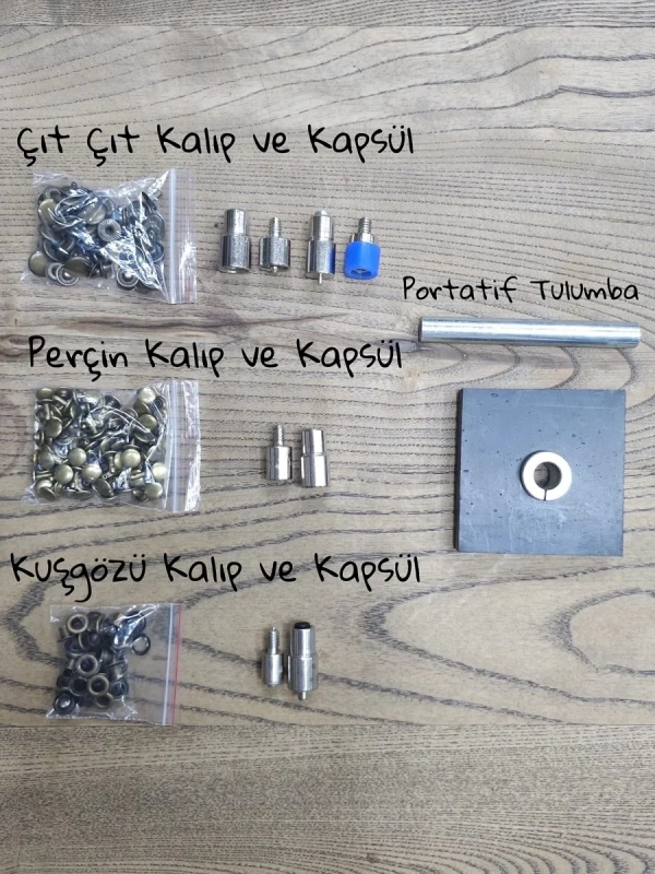 Portatif Perçin, Çıt çıt ve Kuşgözü Tulumba Seti