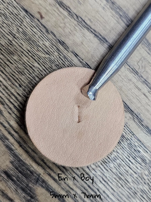 Deri Baskı VC-031 Konik Gölgelendirme Stamp