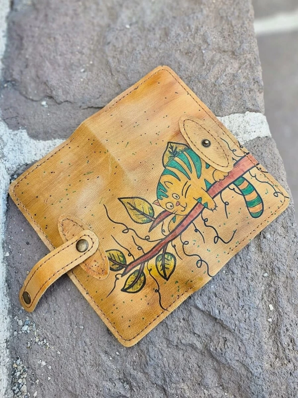 Kendin Yap Kit - VCD-261 Rengarenk Deri Cüzdan