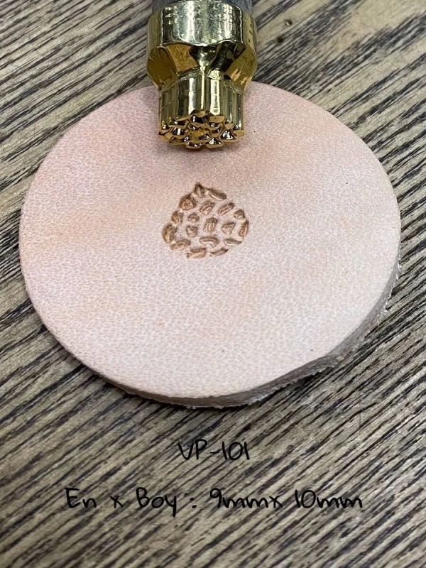 Deri Baskı VP101-102 Pirinc Stamp