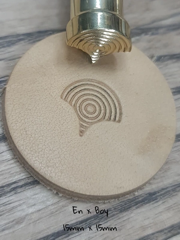 Deri Baskı VP137 Pirinc Stamp