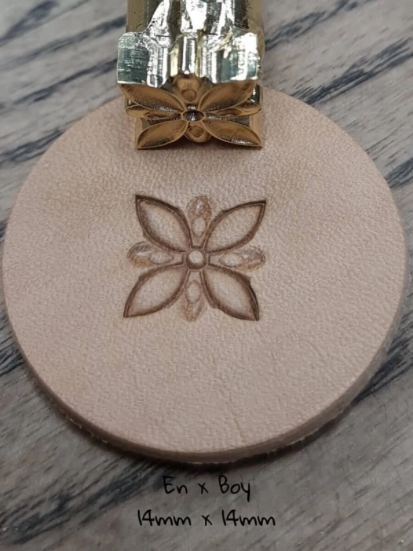 Deri Baskı VP276 Pirinc Stamp