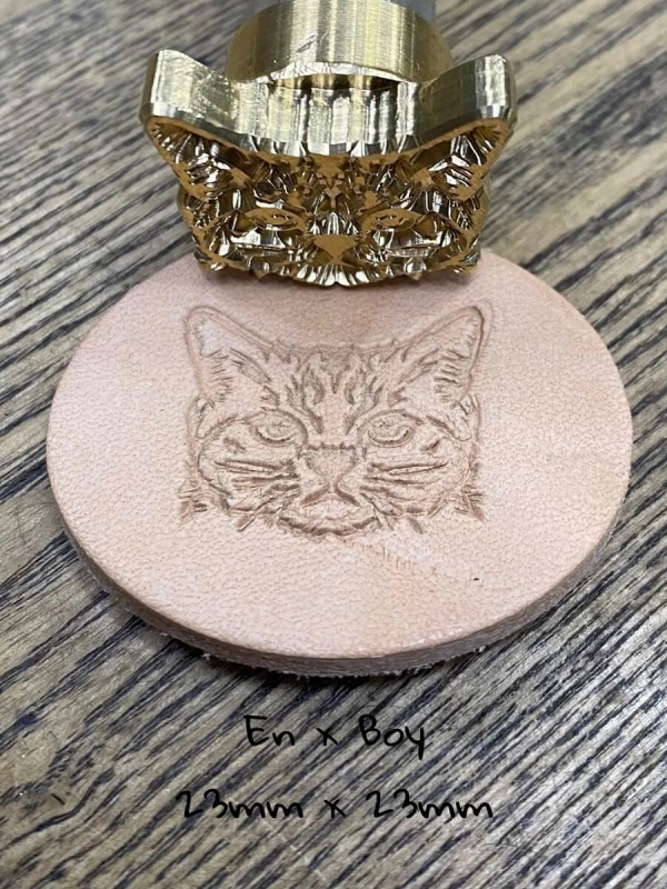 Deri Baskı VP372 Pirinc Stamp