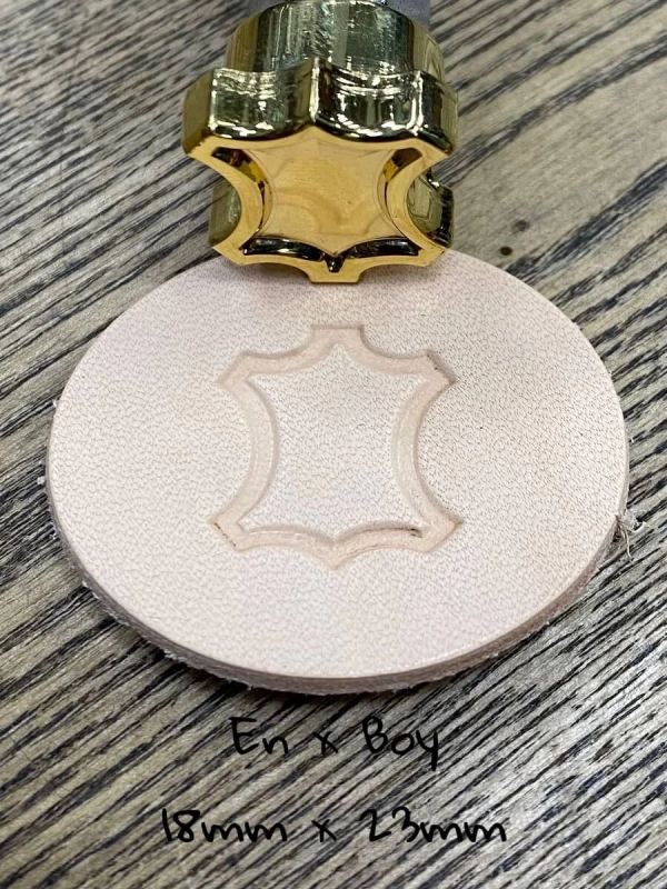 Deri Baskı VP378 Pirinc Stamp