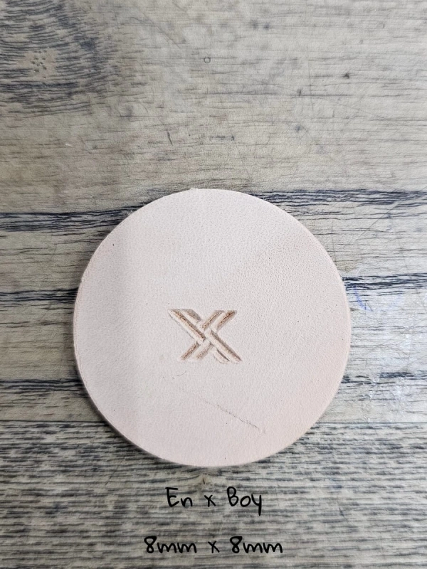 Deri Baskı VP384 Pirinc Stamp