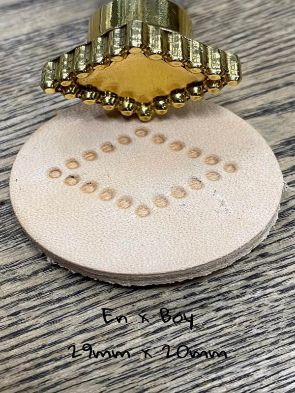 Deri Baskı Vp386 Pirinc Stamp