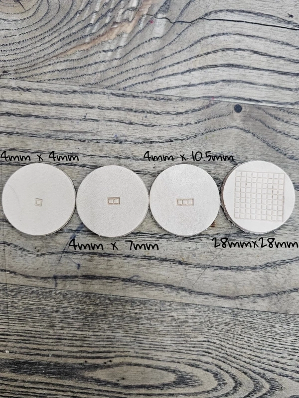 Deri Baskı VP390-391-392-393 Pirinc Stamp