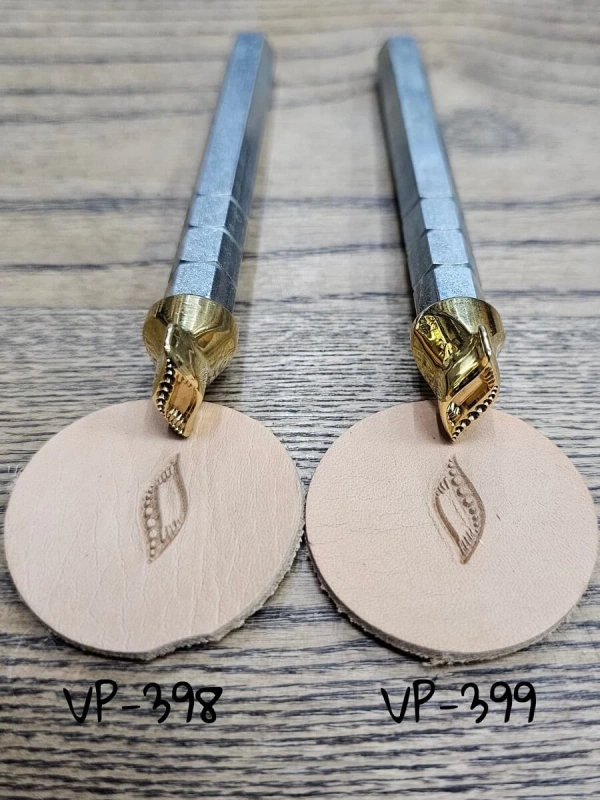 Deri Baskı VP398-399 Pirinc Stamp