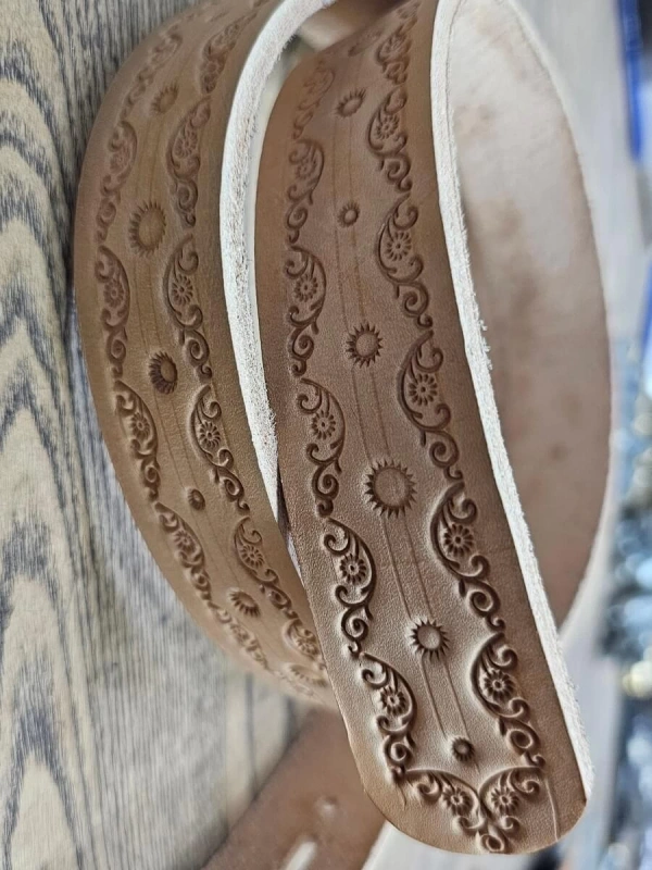 Deri Baskı VP403-404 Pirinc Stamp