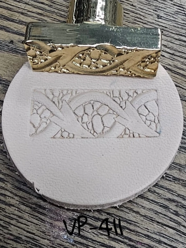 Deri Baskı VP411 Pirinc Stamp