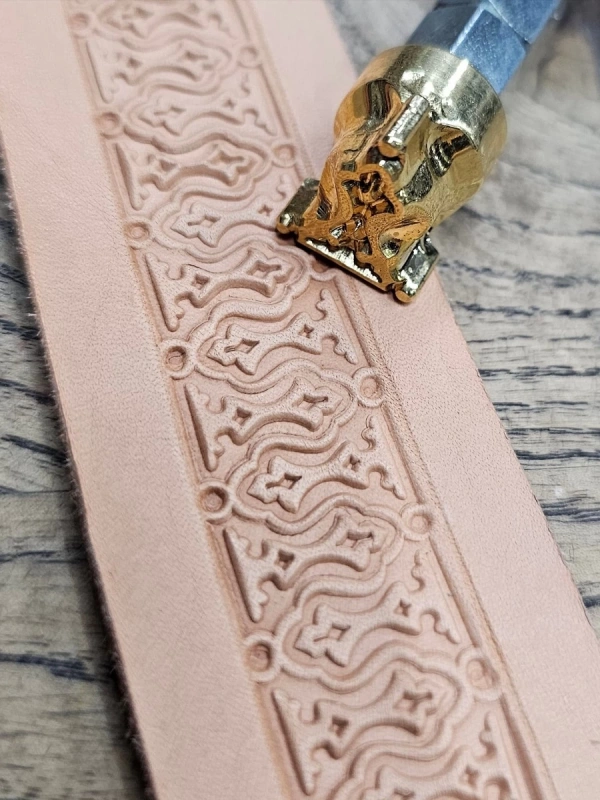 Deri Baskı VP417 Pirinc Stamp