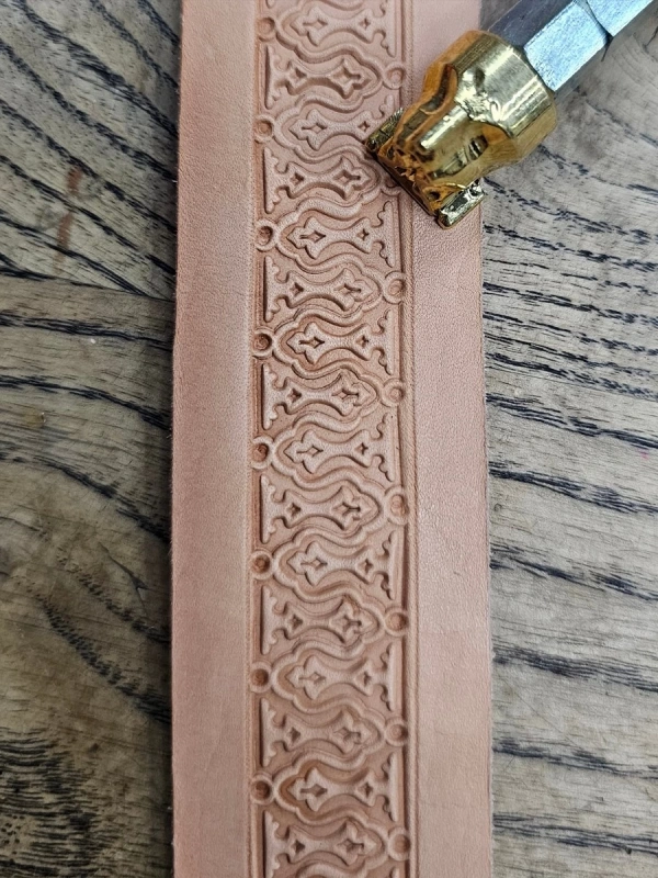 Deri Baskı VP417 Pirinc Stamp