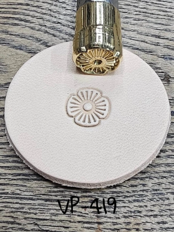 Deri Baskı VP419 Pirinc Stamp