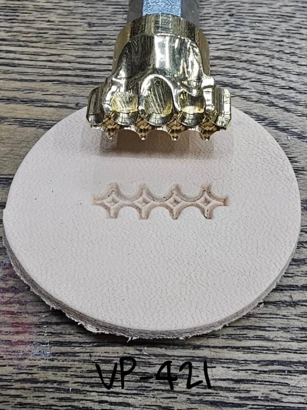 Deri Baskı VP421 Pirinc Stamp