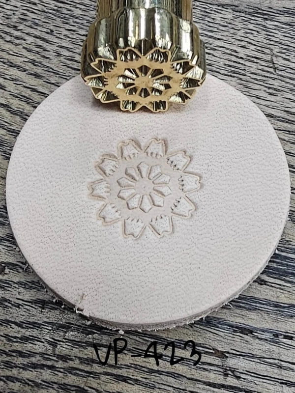 Deri Baskı VP423 Pirinc Stamp