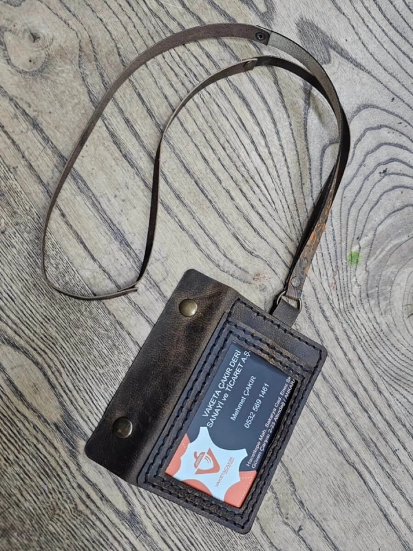 Deri YKR101 Yaka Kart Sablon