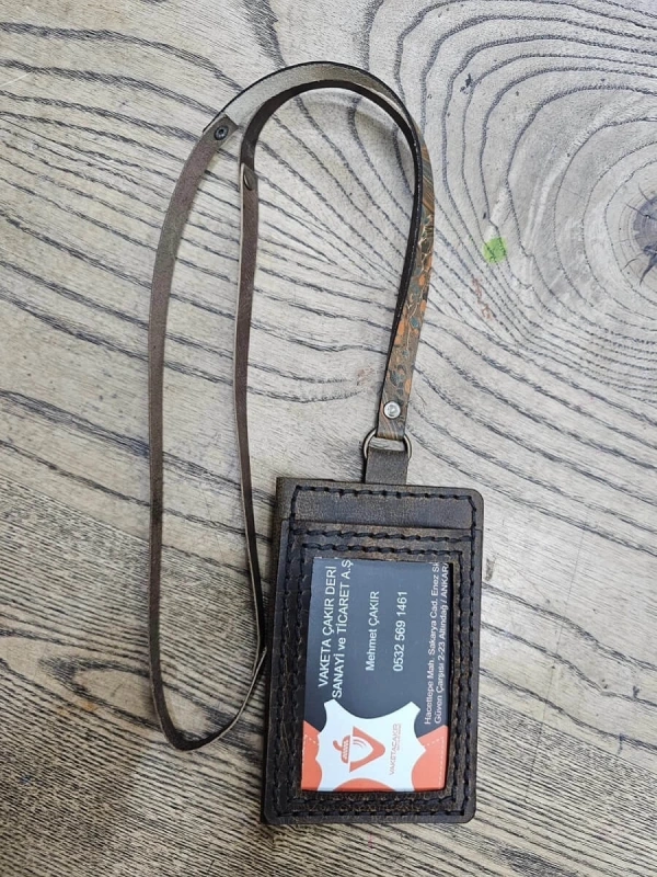 Deri YKR101 Yaka Kart Sablon