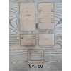 EK-211 Ahşap Şablon
