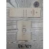 EK-307 Ahşap Kartlık Şablonu