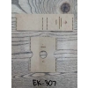 EK-307 Ahşap Kartlık Şablonu