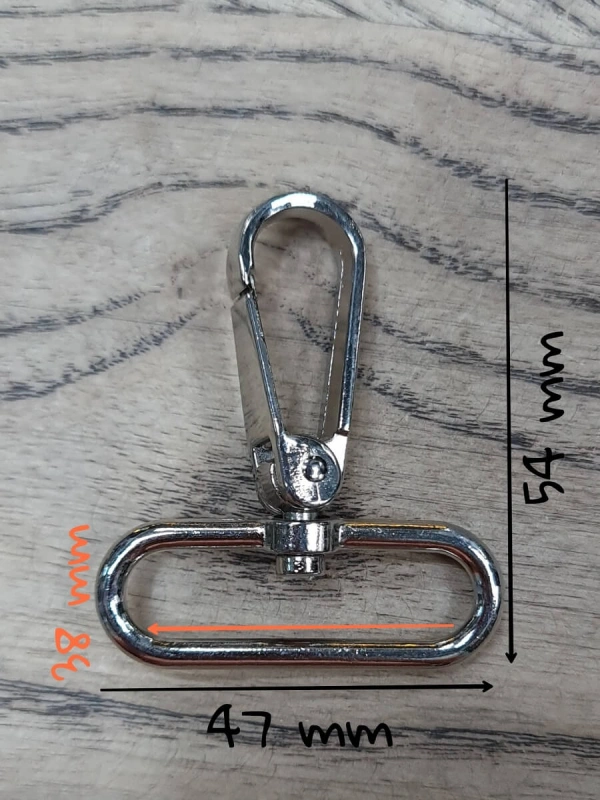 Zamak Kanca (Papağan) Metali 4 cm