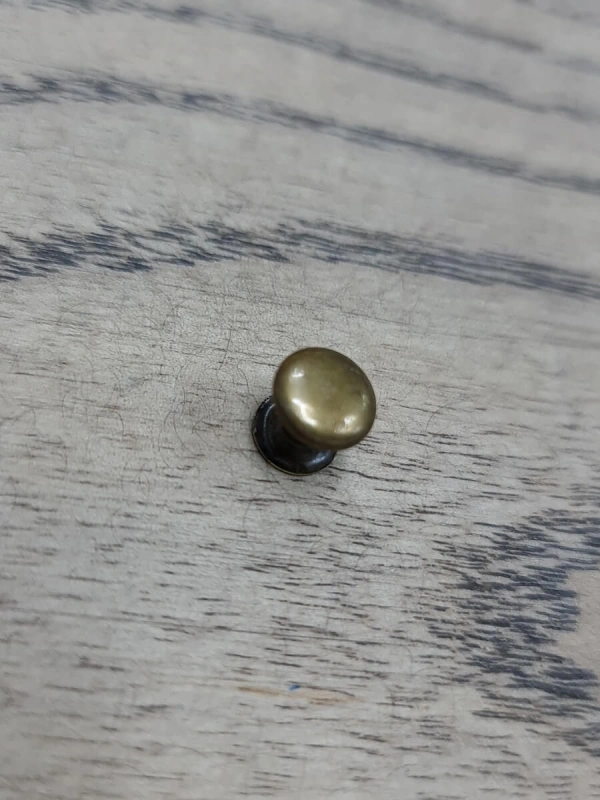 8mm Antik Pirinç Perçin Kapsül (Toruk-Rivet)