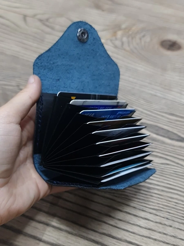 Akordiyon Yatay Plastik Kartlık İçi (PVC)