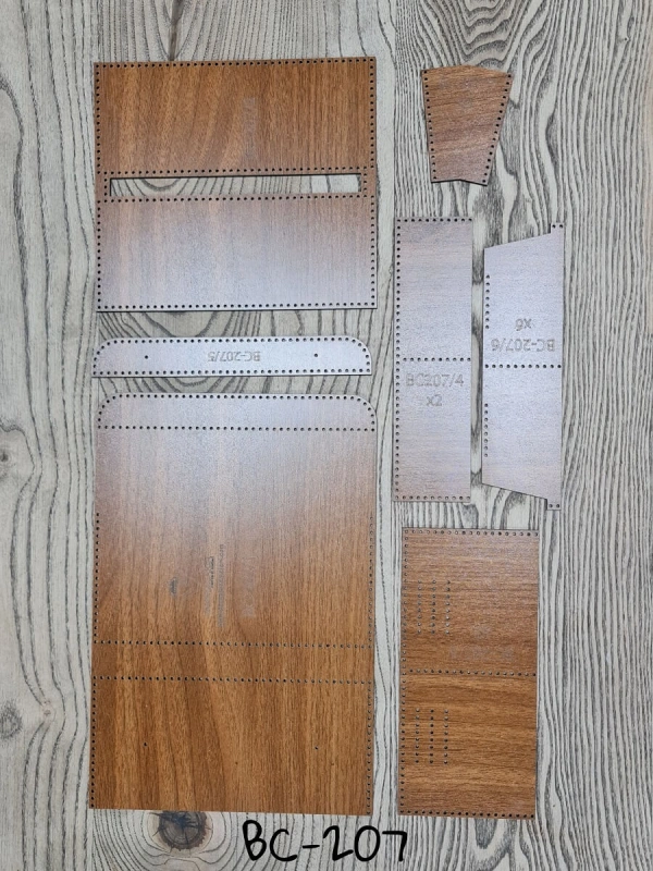 BC-207 Ahşap Cüzdan Şablonu