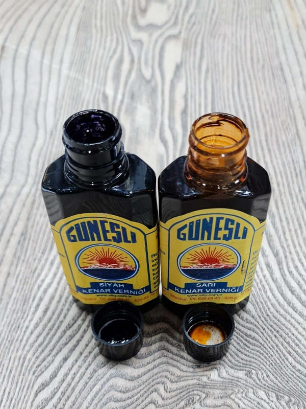 Güneşli Kenar Verniği (Sarı-Siyah)