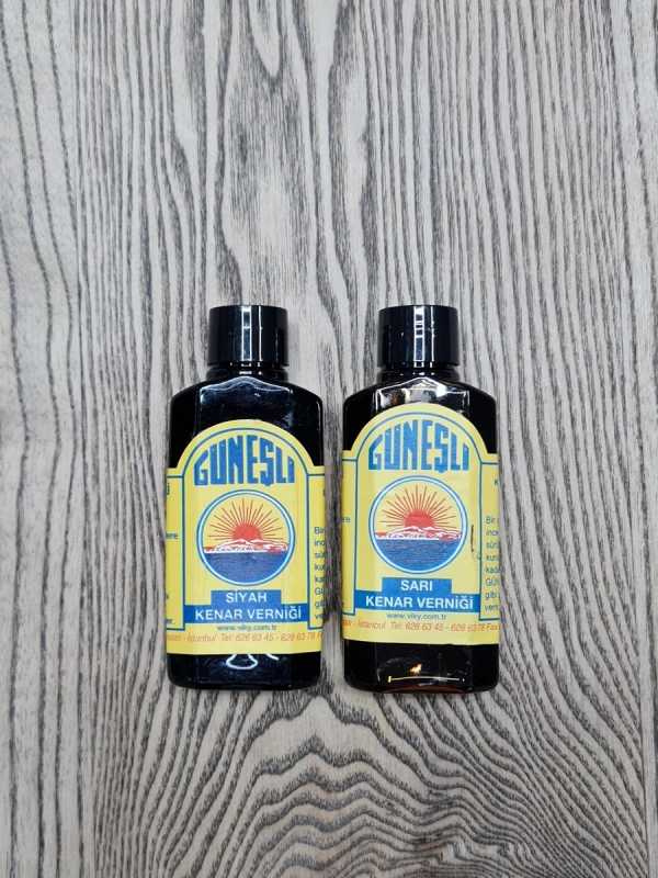 Güneşli Kenar Verniği (Sarı-Siyah)
