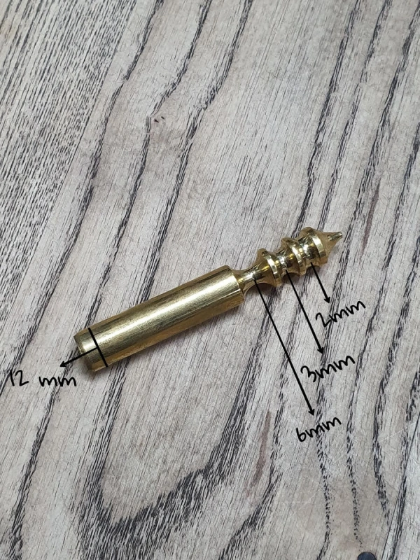 Havyaya Uyarlı Pirinç Perdah Kalın Uç