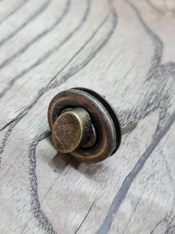 Çanta Kilit Minik Yuvarlak Zamak (Klips)