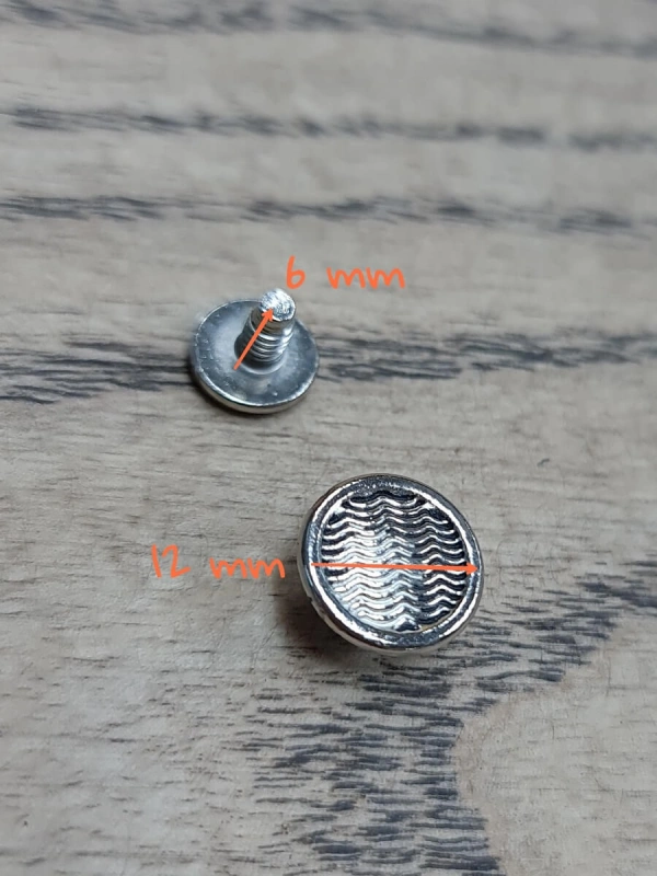 Kemer Vidası (Nikel Süslü)