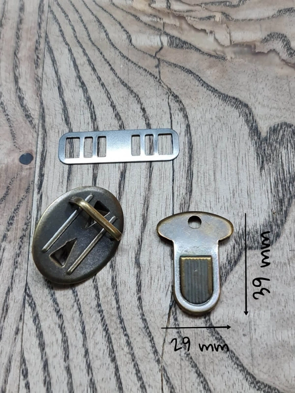 Çanta Kilit Oval Kurbağa