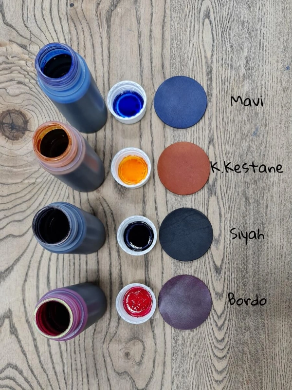 DERLY Color Su Bazlı Vejetal Deri Boyaları (100ml)